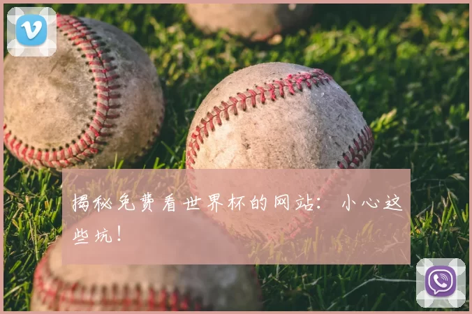 揭秘免费看世界杯的网站:小心这些坑!